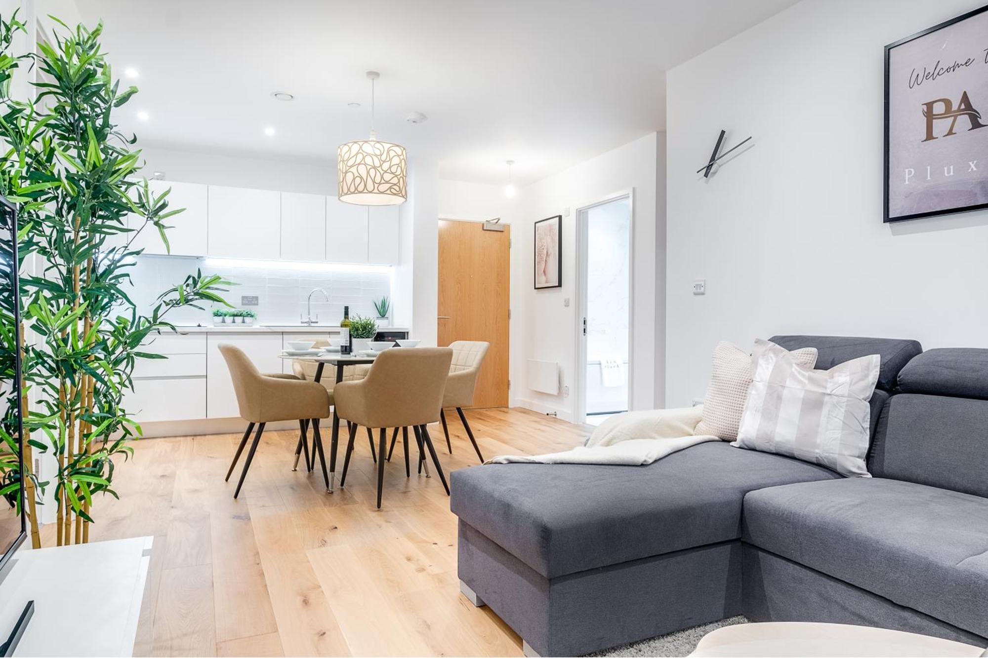 Pluxa Creme Opulence 5 Star Beautiful High End Apartment In Birmingham City Centre Exterior foto